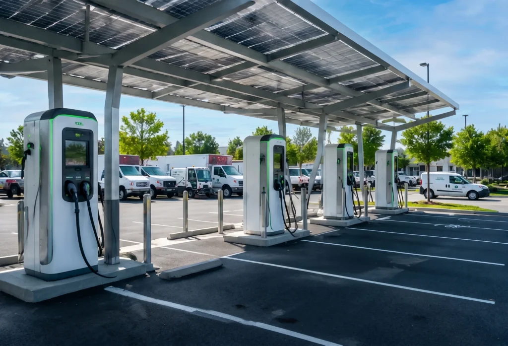 Municipal Fleet EV Hub Transition
